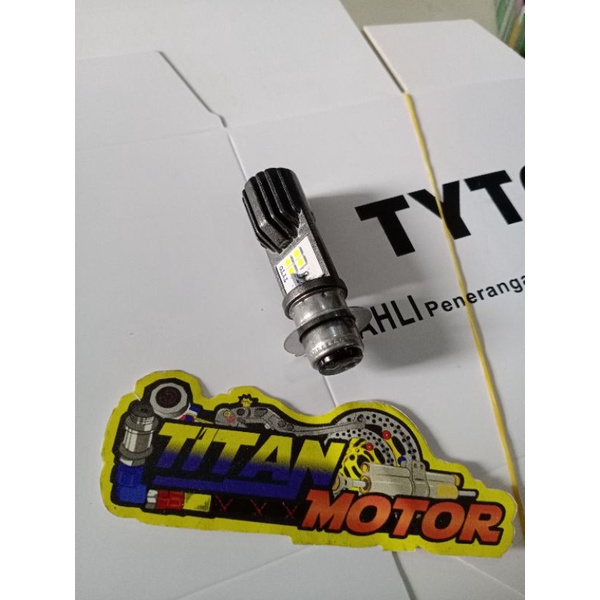 Lampu Led Depan Tyto 2 sisi M2B Cree Original AC DC 8 Watt H6 motor supra Beat Vario Mio Jupiter MX-2