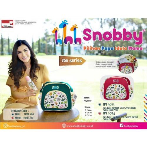 Tas Baby Medium Snobby Saku Oval Print Zoo Series TPT3073 TPT3074 3073 3074