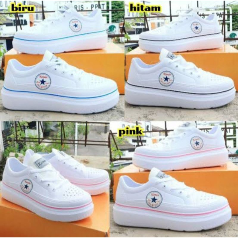 SEPATU WEDGES Sepatu Wanita Sneakers Korea Import Casual Shoes