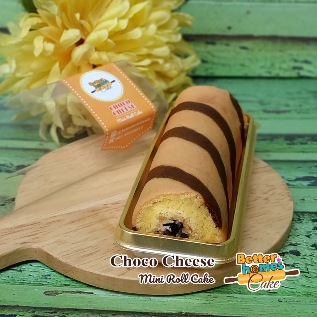 

Choco Cheese Mini Roll Cake / Bolu Gulung Mini