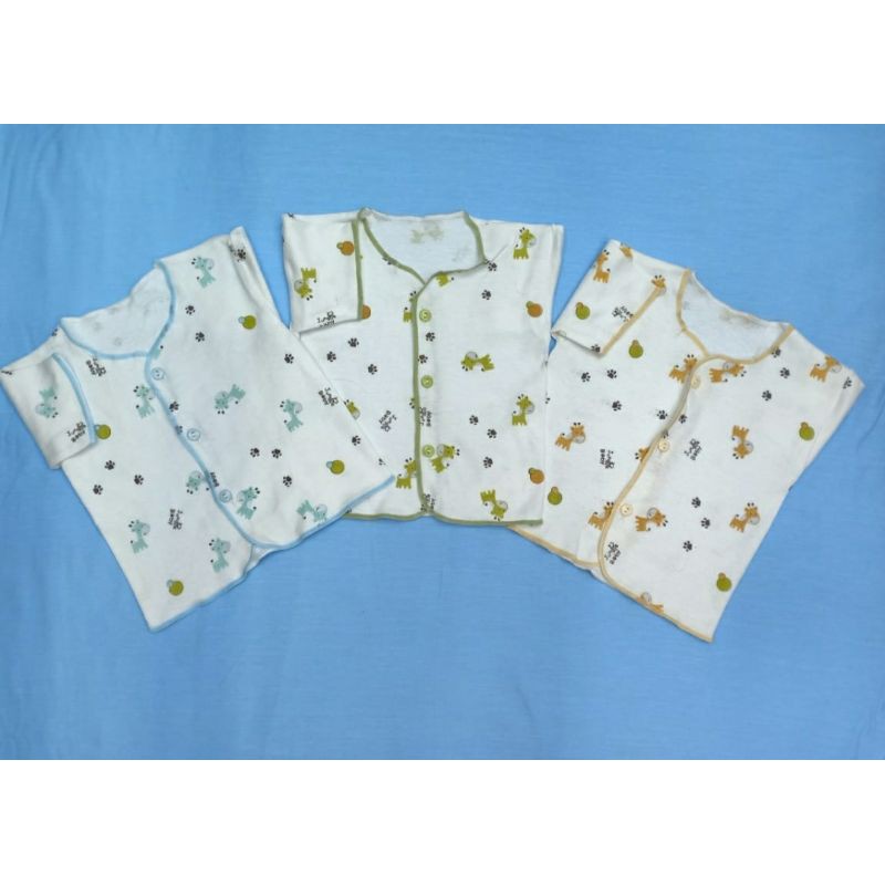 Baju Newborn Lengan Pendek Murah 6 pcs by Sanierre