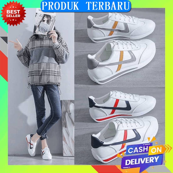Syra.Footwear Sepatu Sneakers Import Wanita Korea Fashion Original [Tanpa Kotak] - Shg1191 Harian Mu