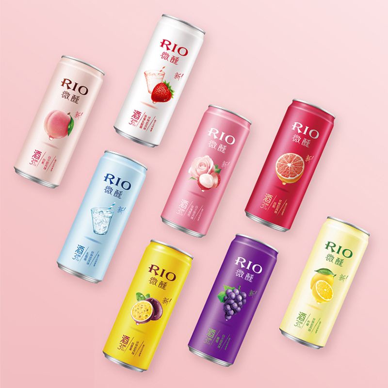 RIO Light 330ml / Rio Cocktail 3% / 鸡尾酒 / Rio Minuman Soda / Botol Ramping