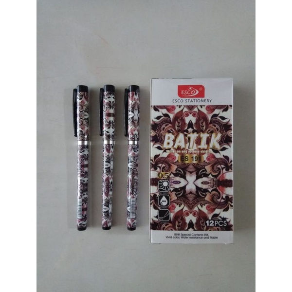 

pulpen esco batik # bmk