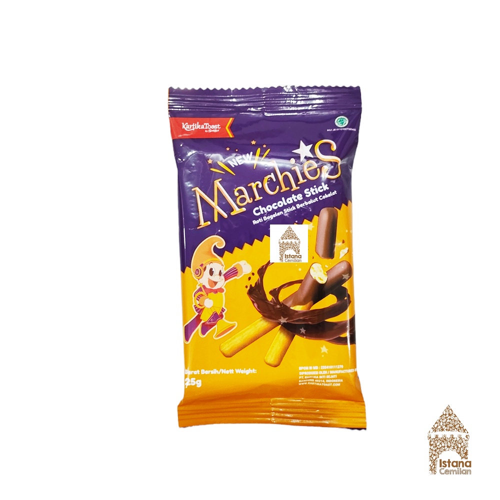 Marchies Chocolate Roti Bagelen Stick 25 Gram SATUAN