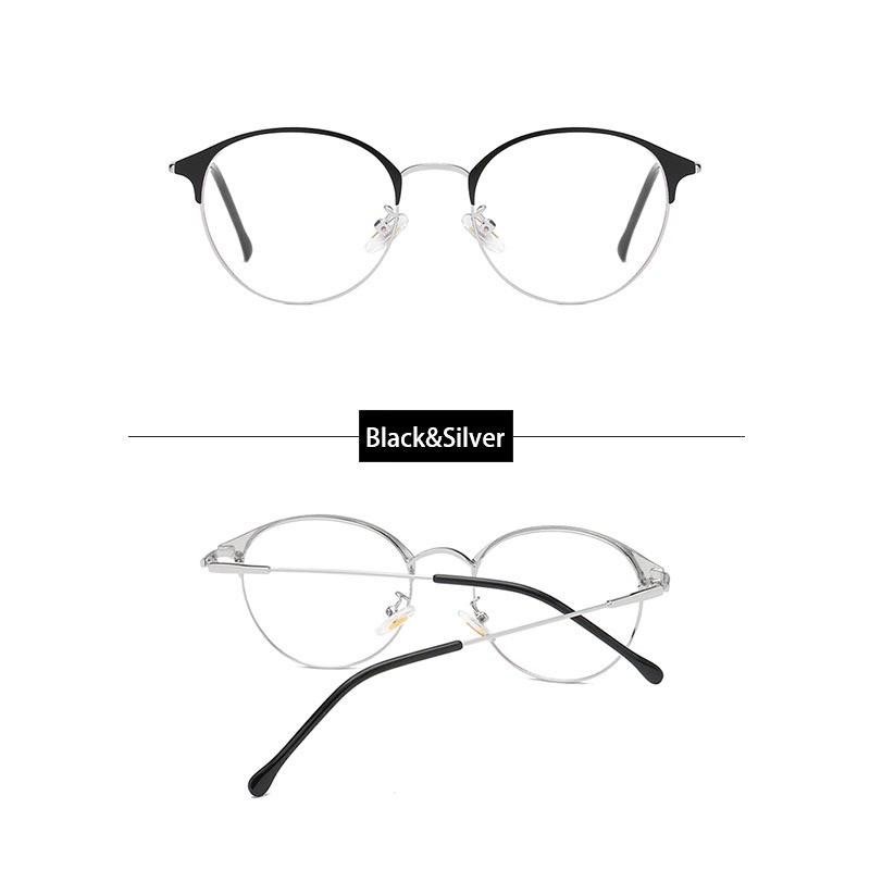 [TERMURAH] Kacamata Photocromic Korea / Anti Radiasi 2 In 1 Potokromik Photochromic Pria Wanita-SILVER FRE KOTAK+LAP