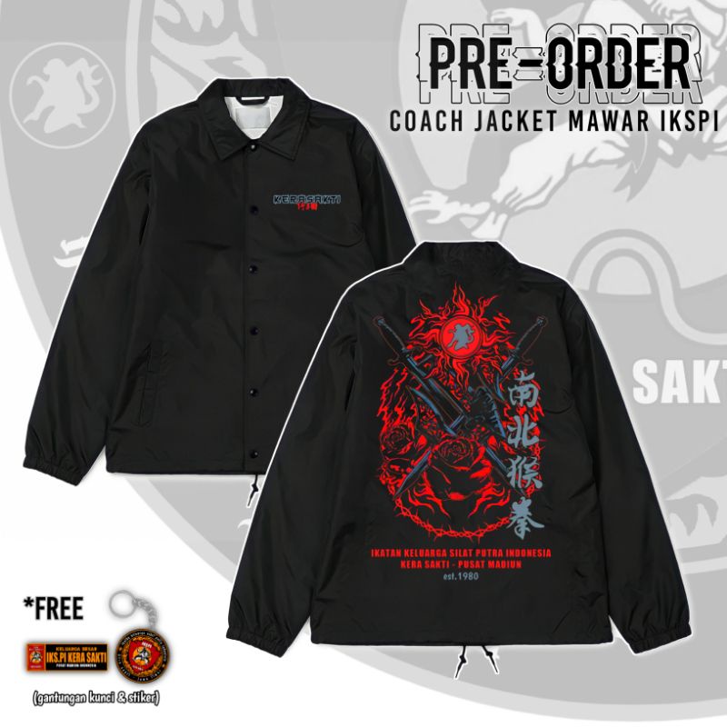 Coach Jaket mawar ikspi