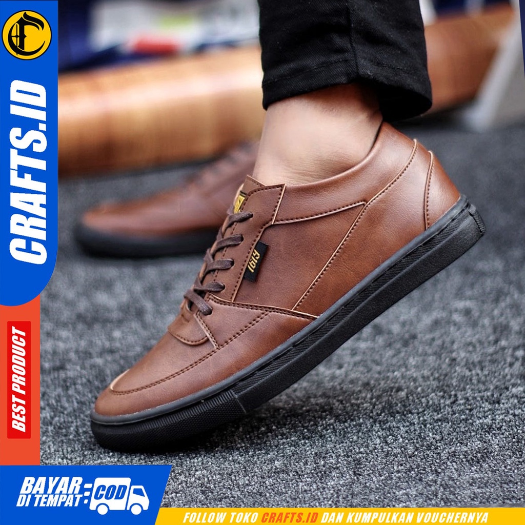 CRAFTS Beris - Sepatu Pantofel Pria Formal