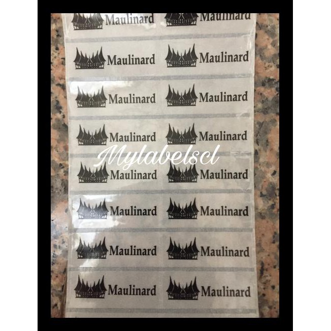 

Label Nama Stiker Waterproof Sticker Bening Transparant Polos Smlxxl Hemat