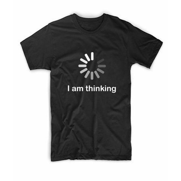 GALETHA - Kaos Distro I am Thinking / kaos Pria Wanita Jumbo Big Size Terbaru / Kaos Pria Distro cre