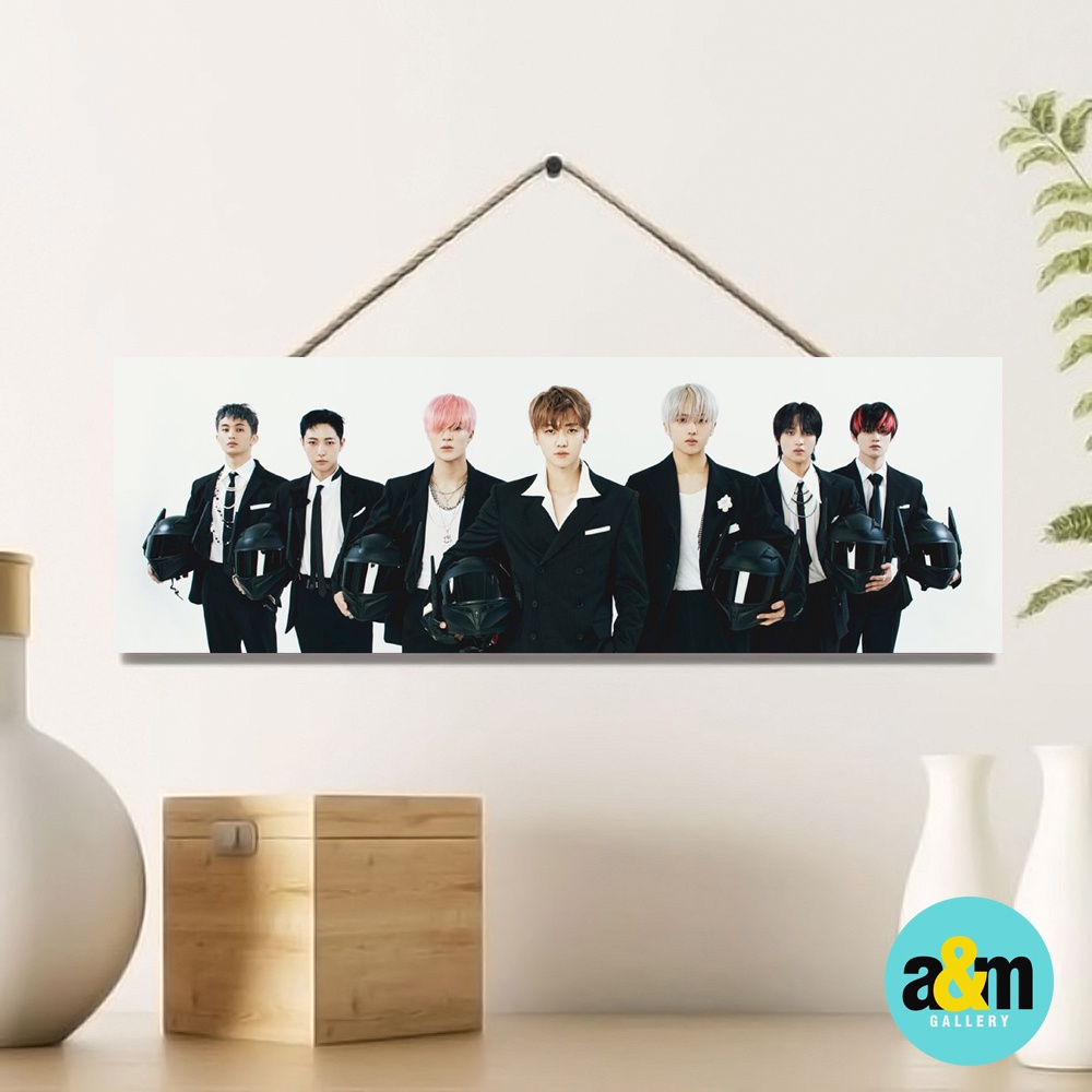 Poster Kayu NCT DREAM Ukuran 10 x 30 cm I Hiasan Dinding Dekorasi Kamar I Poster Kayu K-POP Dekorasi Kamar - A&amp;M