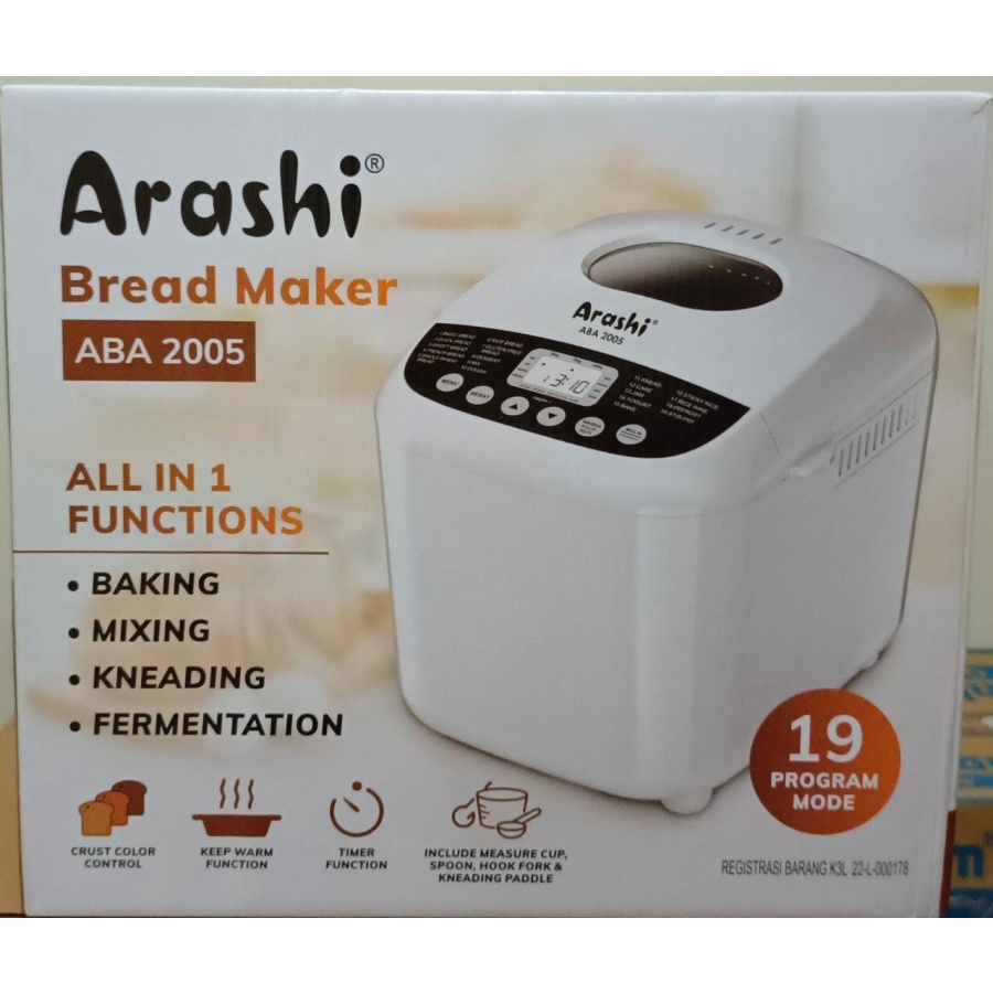 BREAD MAKER ABA 2005 ARASHI/MESIN PEMBUAT ABA 2005