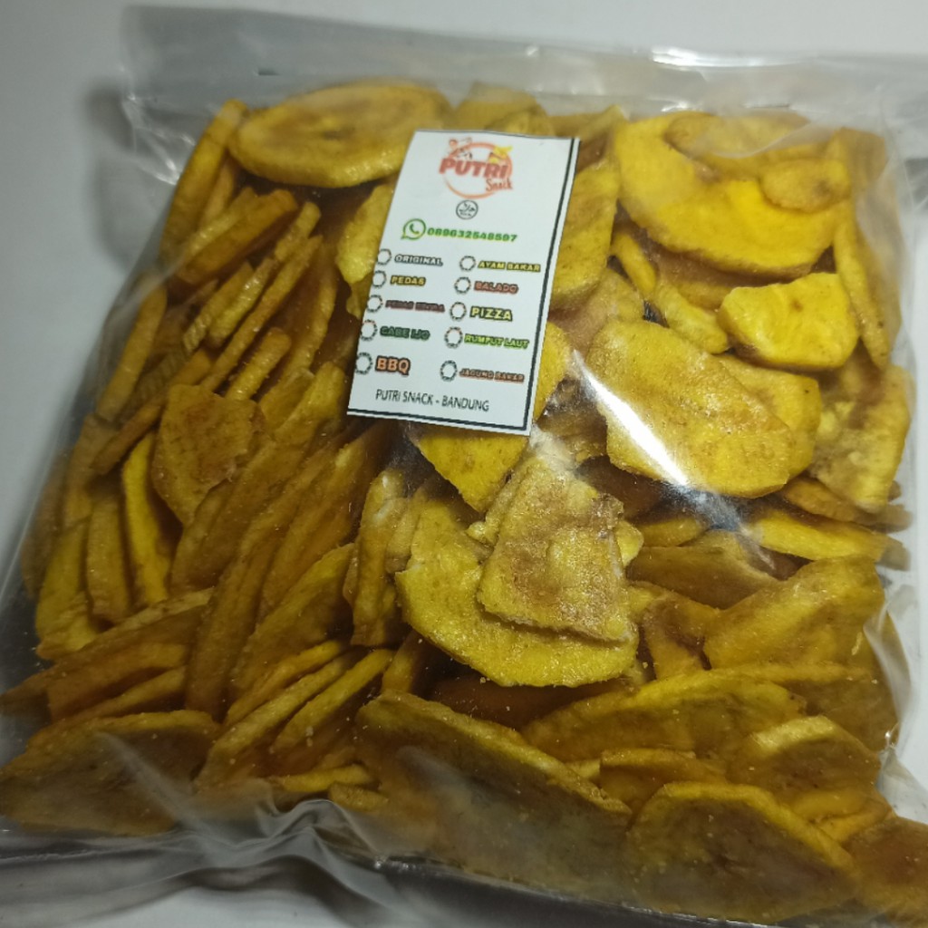 KERIPIK PISANG MANIS 100gr SUPER RENYAH