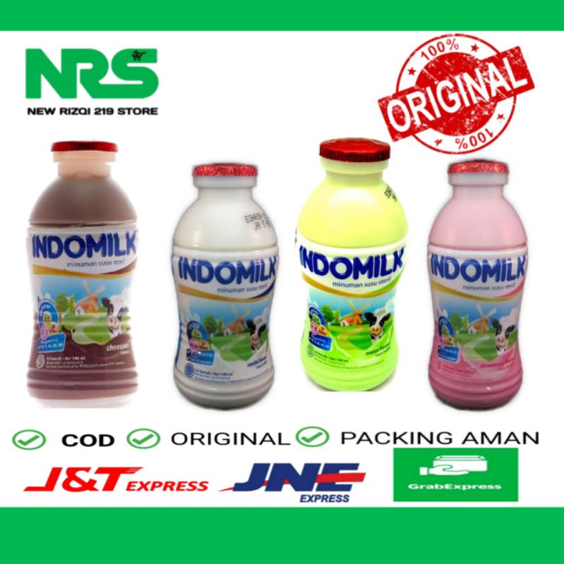 

Indomilk Susu UHT 190ml Botol