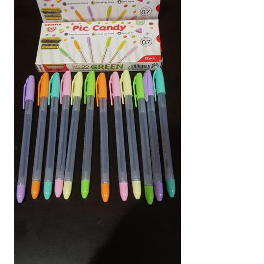 

♫ PULPEN ZEBRA PIC CANDY FINE 0.7 PER BOX ISI 12 PCS ✴