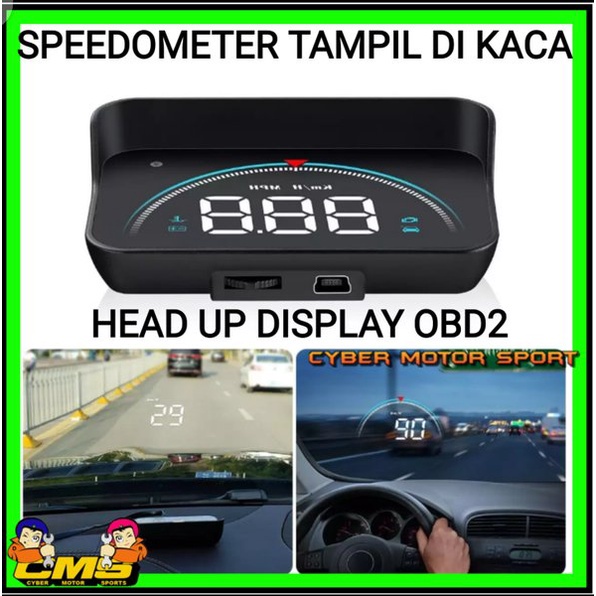 speedometer digital mobil OBD2. Tachometer RPM Volt meter water temp