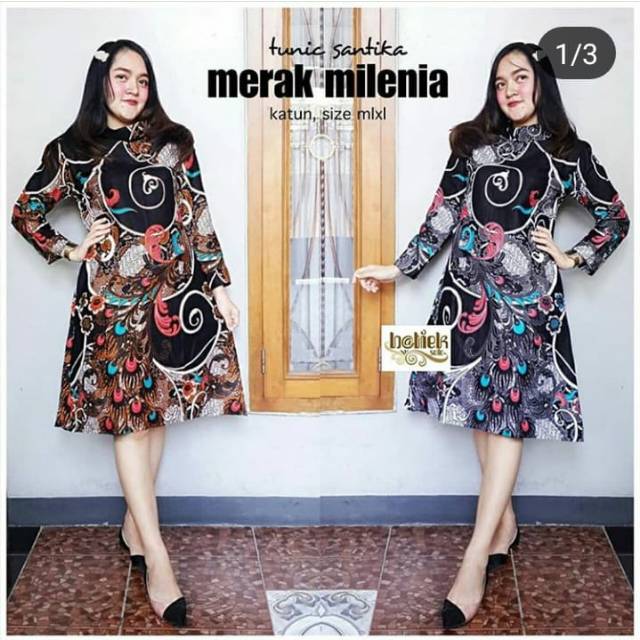 GROSIR BATIK TUNIK SANTIKA MERAK MILENIA