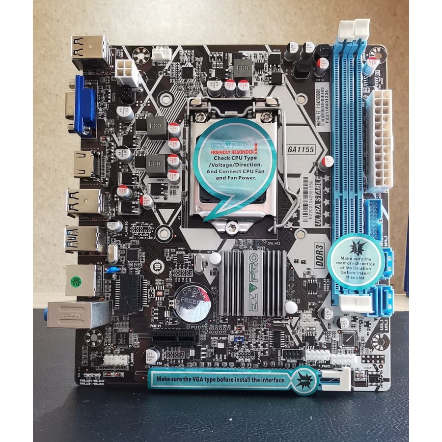 Motherboard EzPro H61 USB 3.0 - Socket LGA 1155 NEW