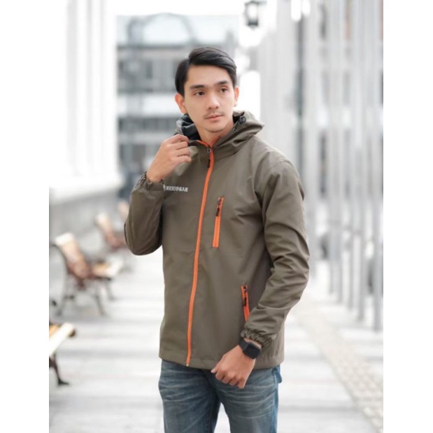 jaket pria henzogar waterproof