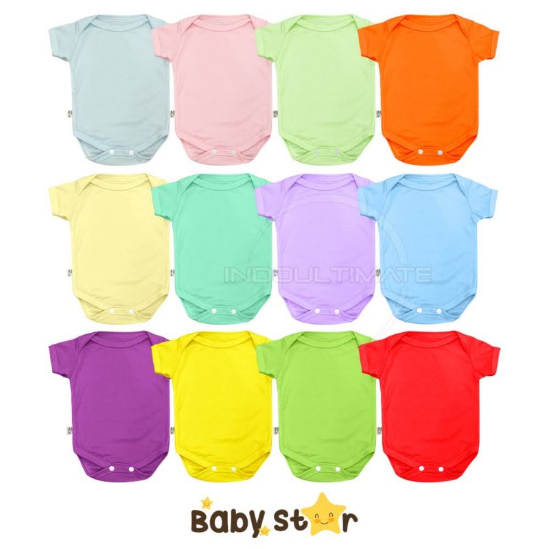 Jumper Bayi Unisex Baju Bayi Perempuan Baju Bayi Laki Laki Jumsuit Bayi Perempuan Jumsuit Bayi Laki Laki Jumper Baby Star