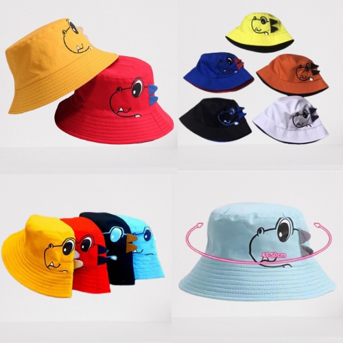 Topi Bucket Anak Karakter dino topi bucket anak perempuan dinosourus {COD}