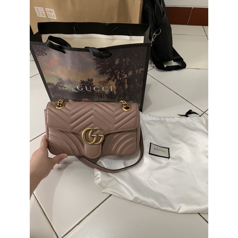 Gucci Marmont Nude Super Mirror VIP New