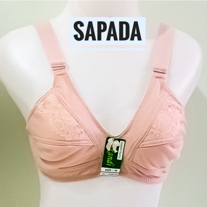 Bra Wanita Atau Bh Wanita Jumbo Big Size Tanpa Kawat dan Tanpa Busa Bra Ukuran 36, 38, 40, 42, 44