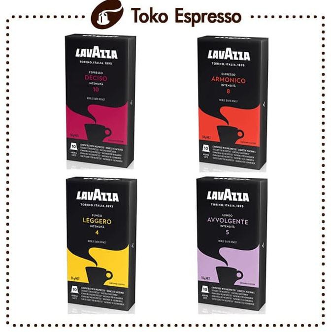 

Paket 4 Flavor Lavazza Nespresso 4 Box