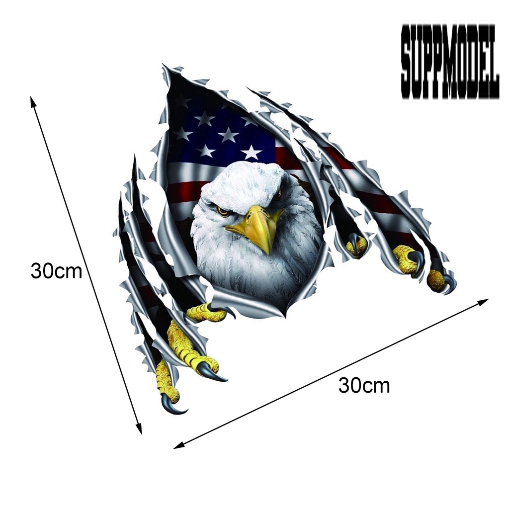 AMERICAN EAGLE Stiker Decal Vinyl Motif Elang Amerika Untuk Dekorasi Van