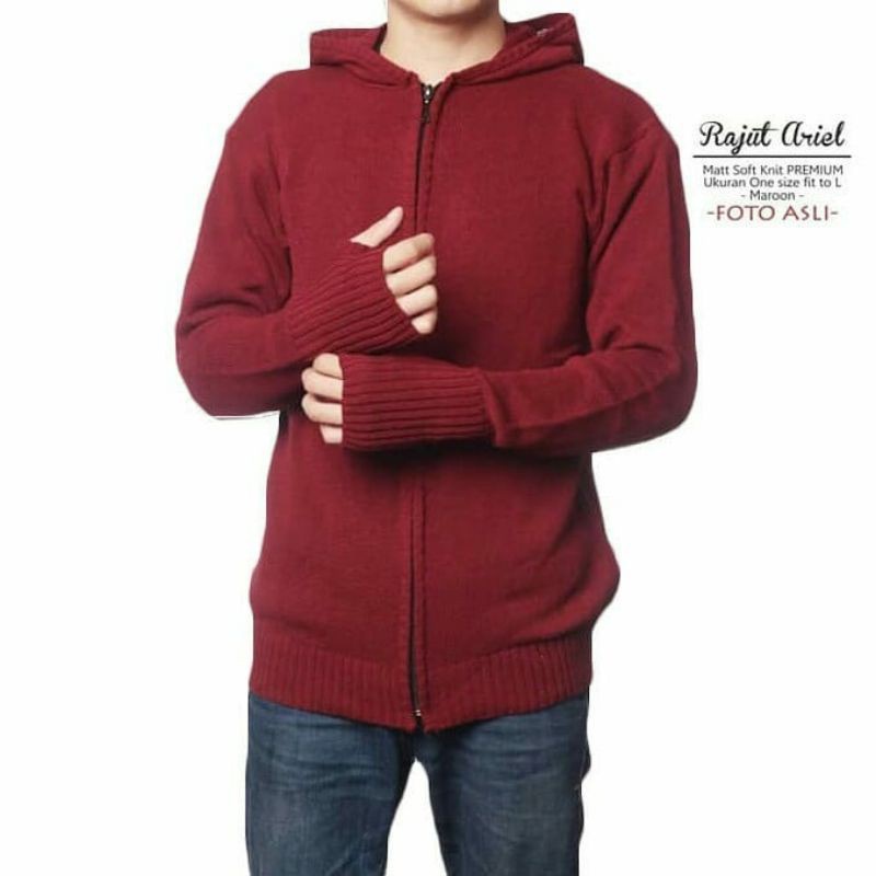 Sweater Rajut Ariel Polos