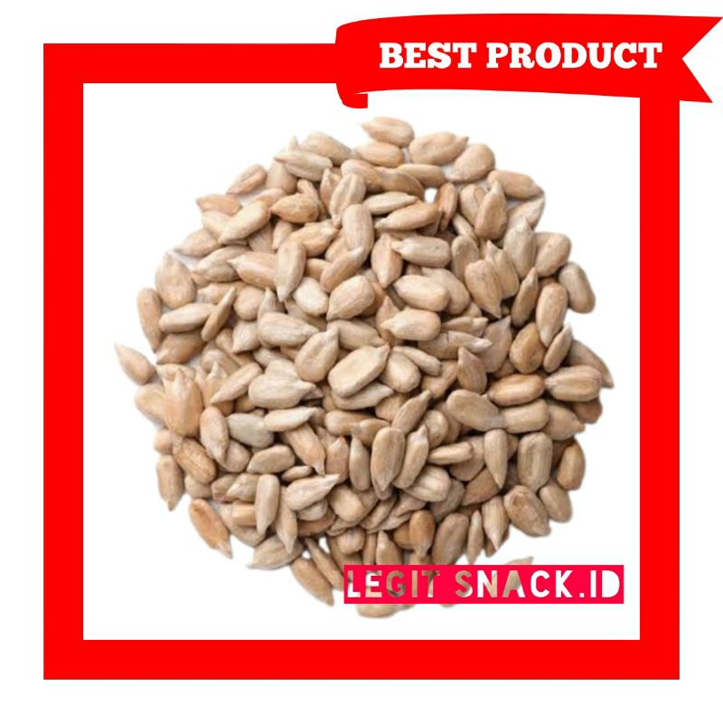 

RB Sunflower Seed 500 Gr / Kuaci Kupas / Biji Bunga Matahari / Kwaci Mentah / Sunflower Seeds