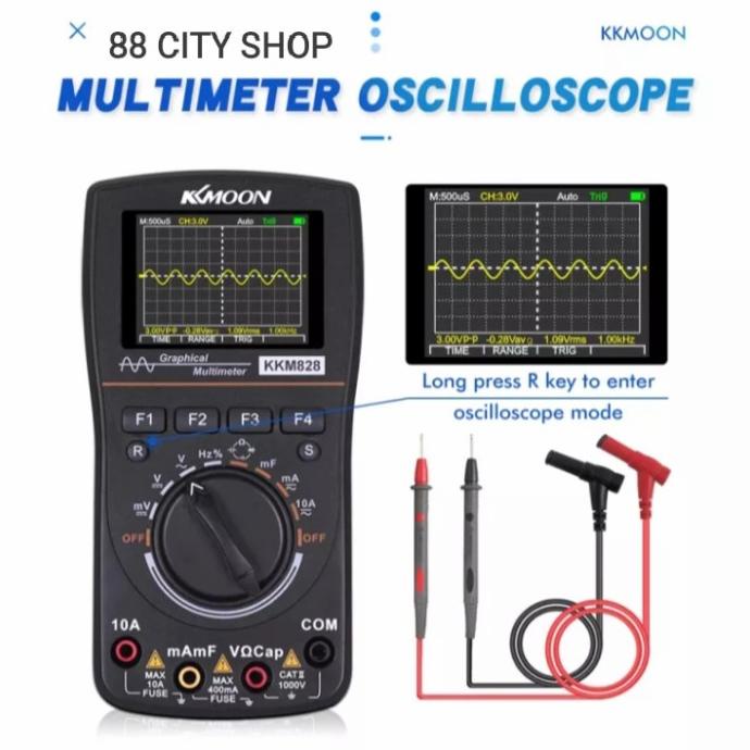 Multimeter Oscilloscope Digital Graphical Multimeter Portable 2 in 1
