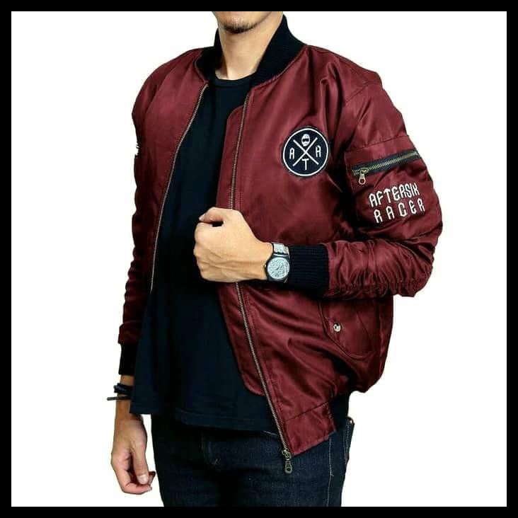 Jual Jaket Bomber Big Size Xxl Jaket Pria Cowok Keren Bomber Parasut Distro After Racer