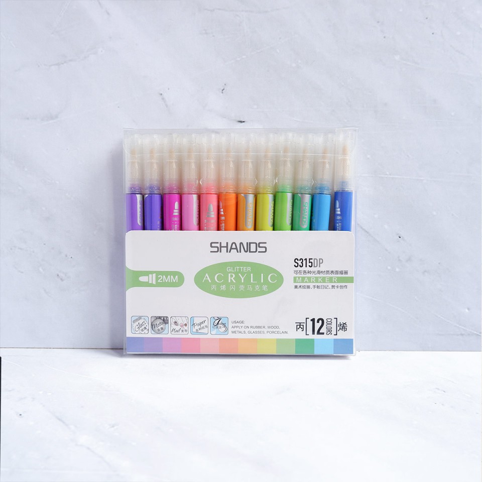 

Shands Acrylic Glitter Marker S315DP (SET)