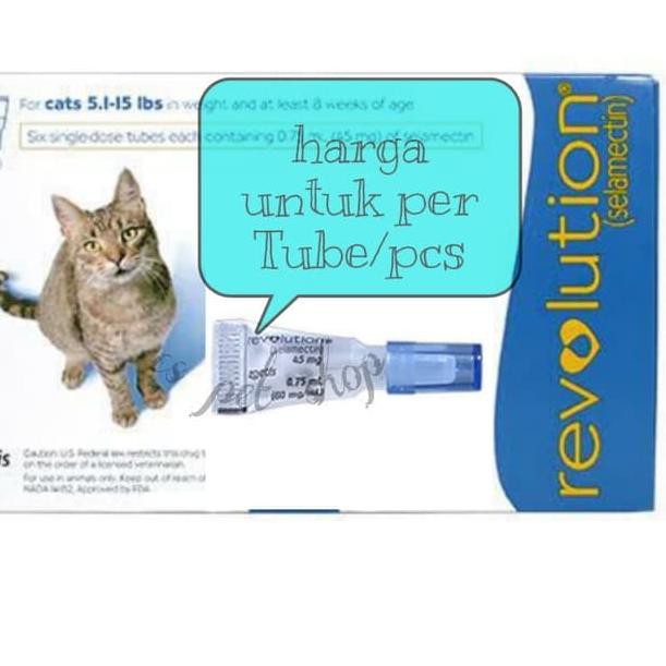 ╞* revolution cat / revolution selamectin / revolution blue/obat kutu
