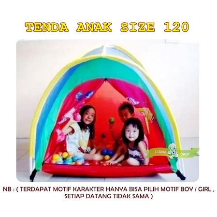 TEND26 MAINAN TENDA ANAK SIZE 120 TENDA ANAK