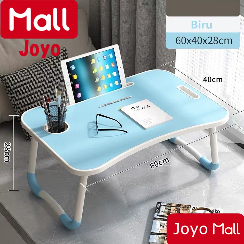 MEJA LIPAT/MEJA LAPTOP/MEJA LIPAT ANAK/MEJA LIPAT LAPTOP-biru