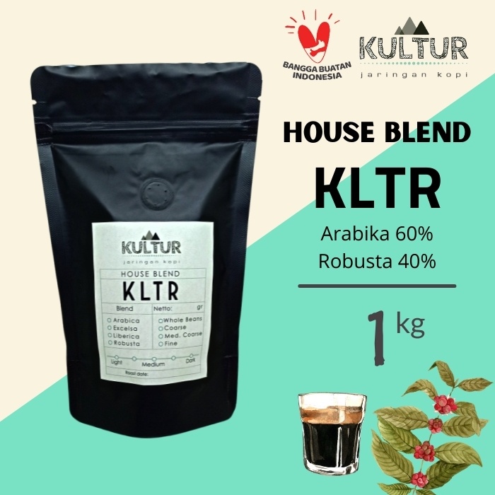 

COFFEE BEAN BIJI KOPI BLEND ROBUSTA & ARABIKA KLTR 1 KG