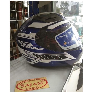 HELM SPORT FULLFACE YAMAHA MX KING UKURAN STANDAR ORIGINAL YAMAHA
