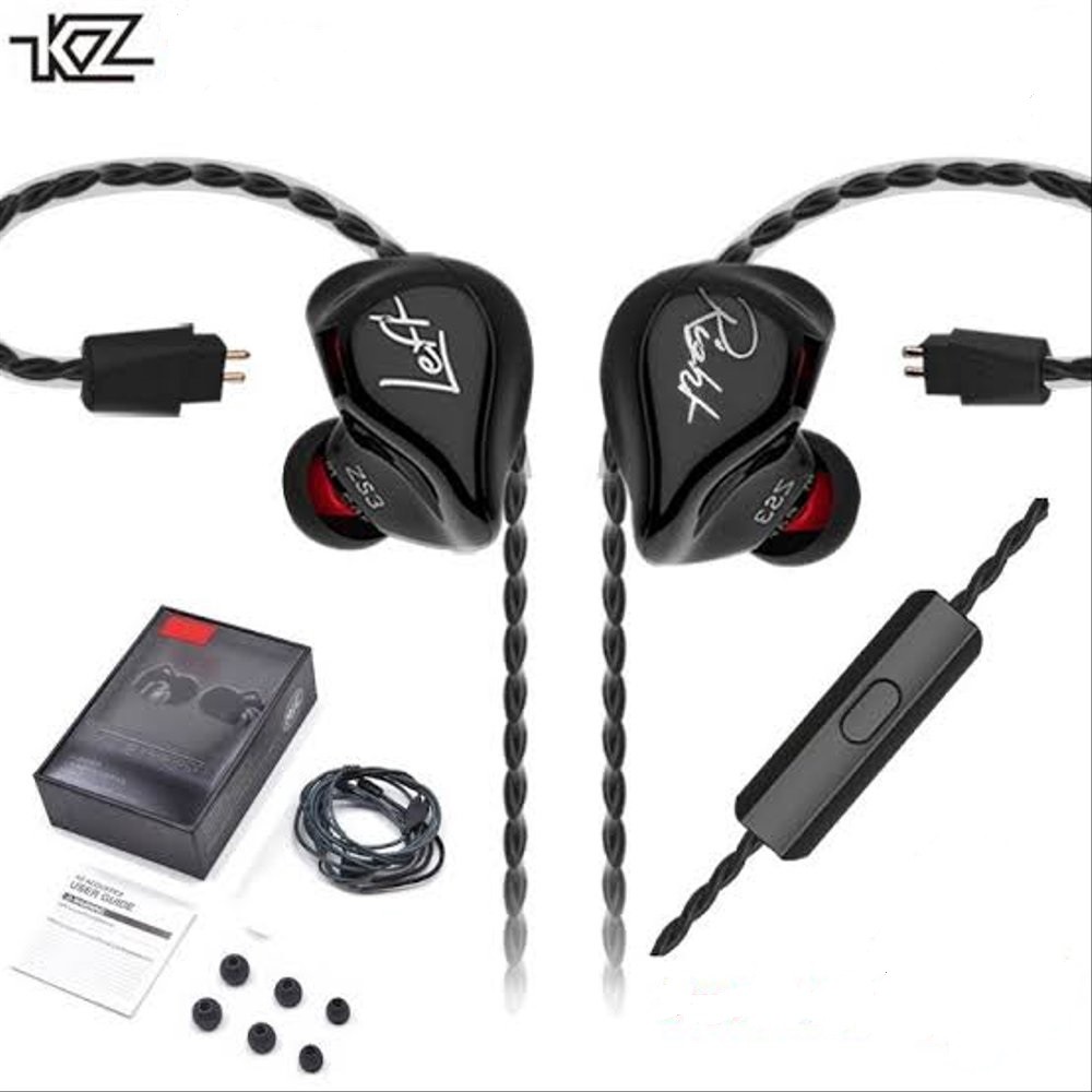 Knowledge Zenith Earphones - KZ-ZS3 With Mic Super Bass Sport earphone