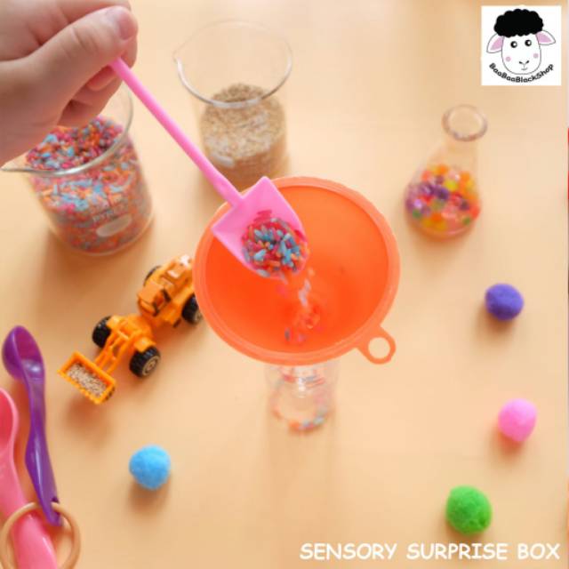 MONTESSORI SENSORY BOX MAINAN SENSORI ANAK