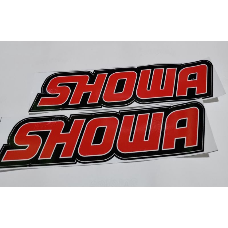stiker shock depan Showa / Stiker Cover shock depan / Stiker USD