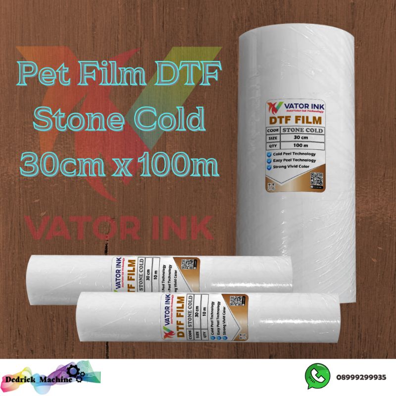 Kertas Print / PetFilm DTF StoneCold 30cm x 100mm