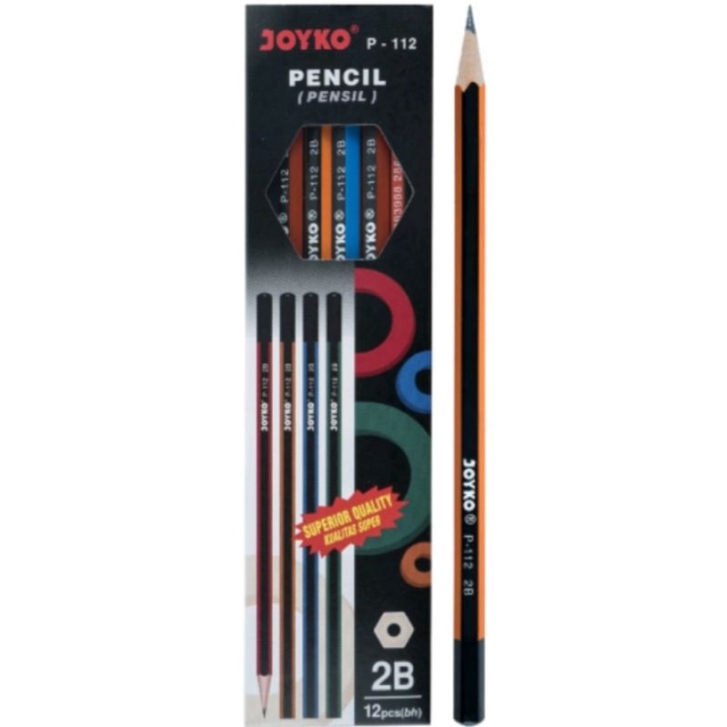 

Pencil Pensil Joyko P-112 2B 1 Box 12 Pcs