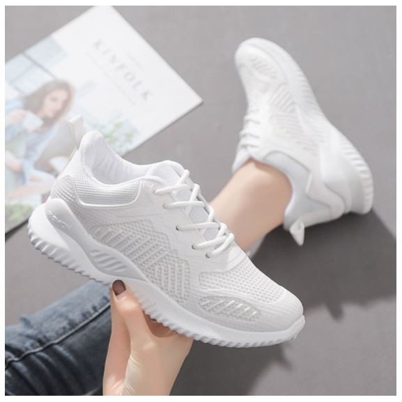 Sepatu DNY Running Shoes Perempuan Sepatu Olahraga Wanita Sneakers Cewek Spatu Zumba Jogging Lari Import 0054