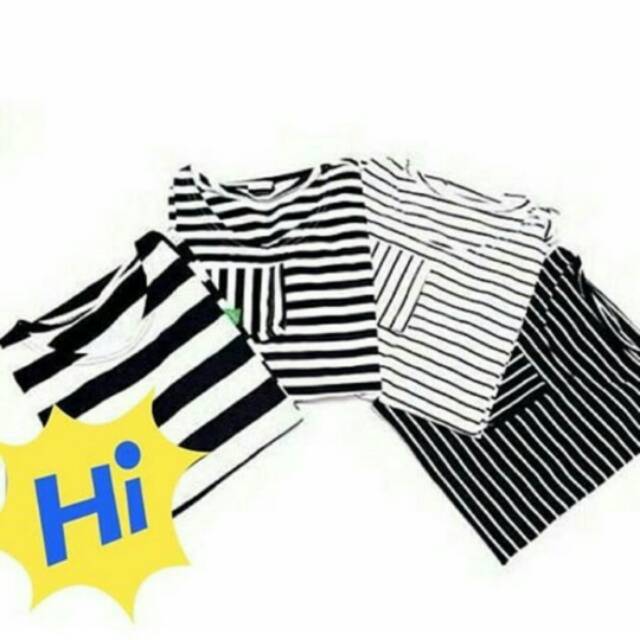 BAJU WANITA / STRIPE TEE L