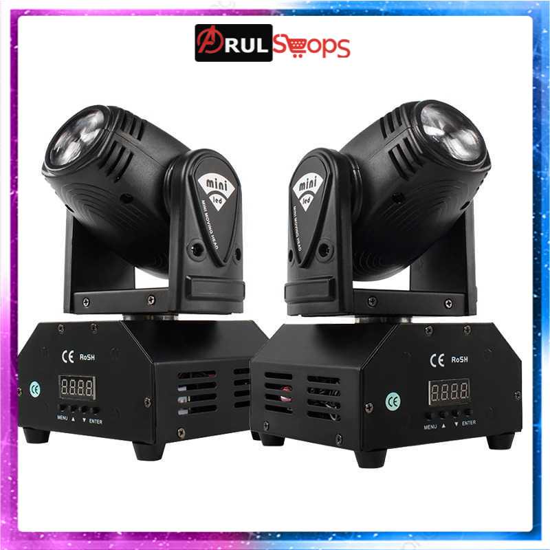 SHEHDS Lampu Sorot Panggung Spotlight RGB Moving Head 10W - DMX512