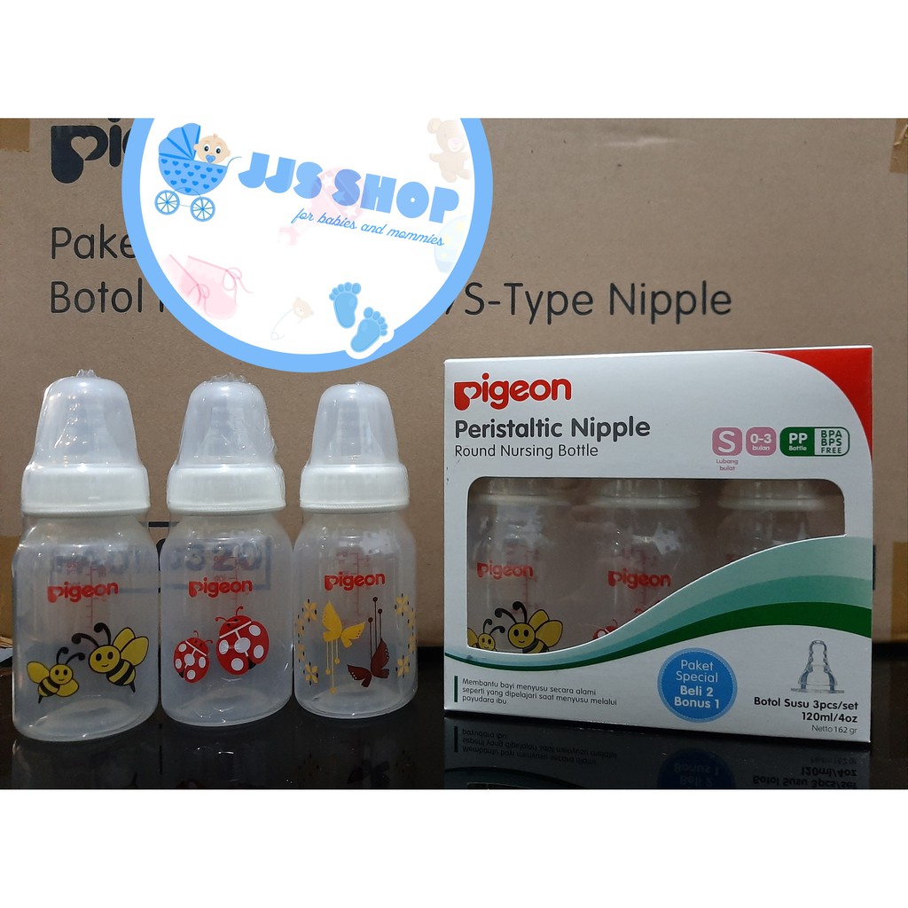 PIGEON Botol Susu Peristaltic Nipple 120ml 240ml