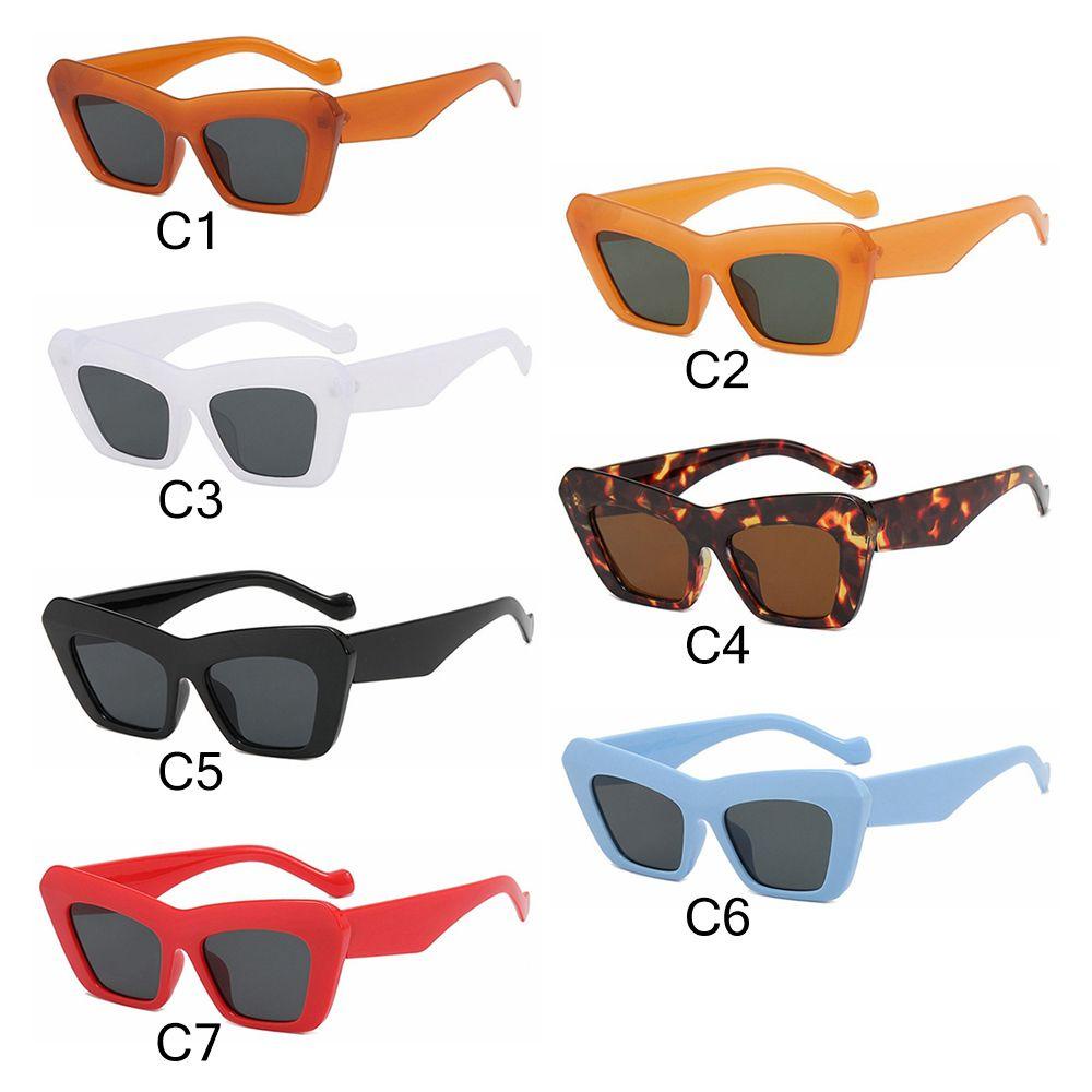 R-FLOWER Cat Eye Sunglasses UV400 Gradient Hip Hop Wanita Shades