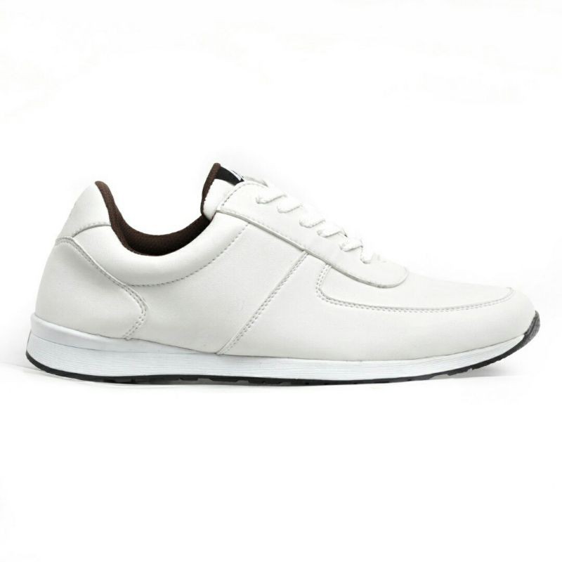 FREY FULLWHITE |WOLF x HEROES| Sepatu Pria Putih Polos Casual Sneakers Sporty Ori Kuliah Kerja Modern